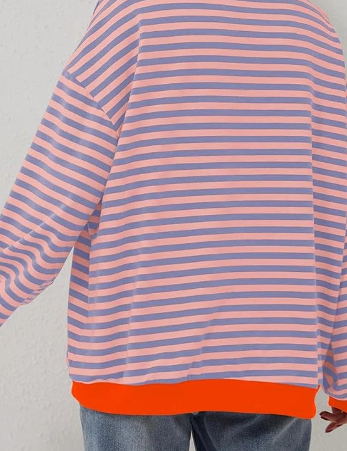 Amelia | Oversized Strickpullover mit Ringelstreifen 8