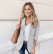 Arina | Elegancki dwuczęściowy damski garnitur marynarski 7