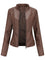Bikerjacke Damen | Taillierter Schnitt & Stehkragen 5