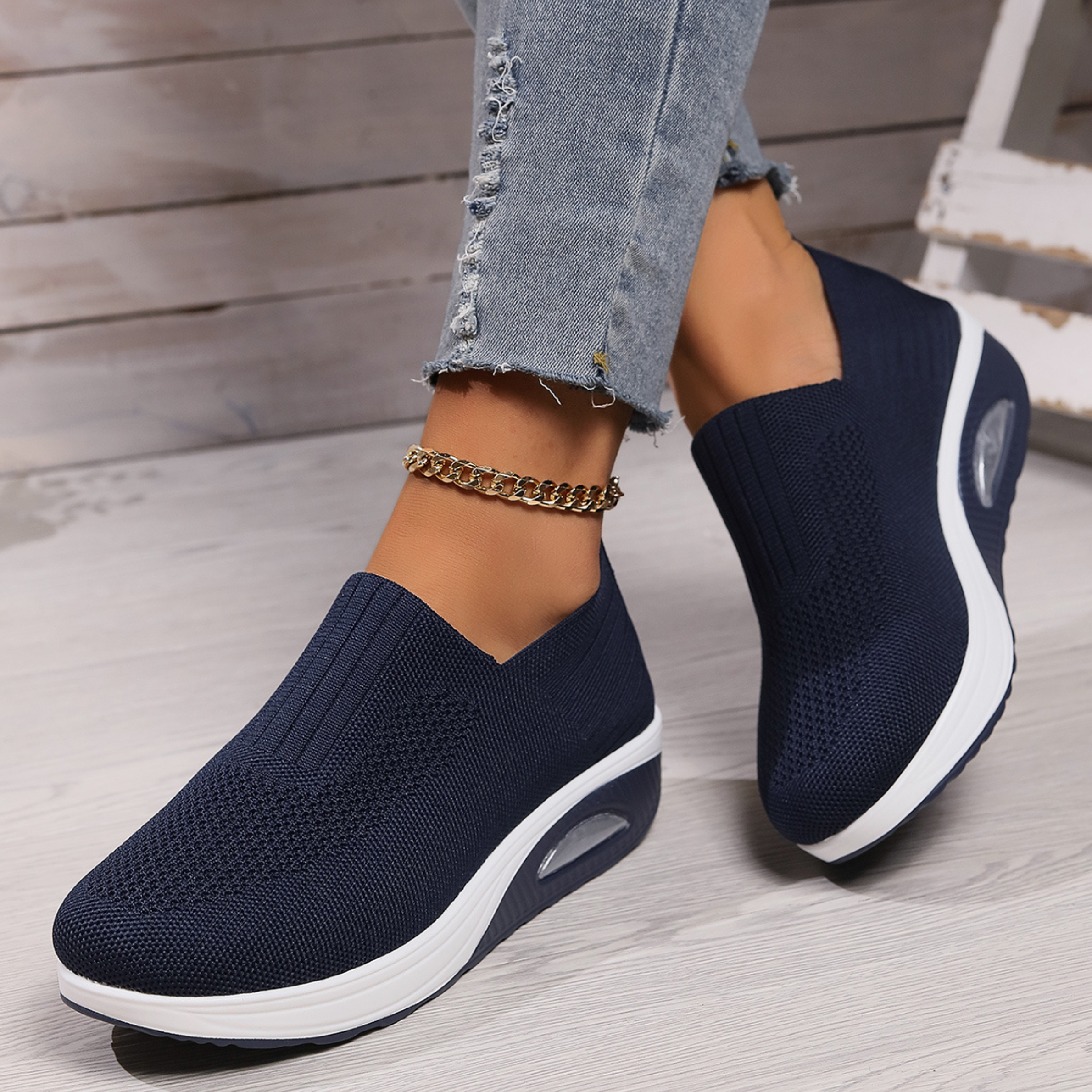 Buty Ortopedyczne Damskie Z Arch Support, Wygodne I Amortyzujące, Łatwe Do Zakładania 2