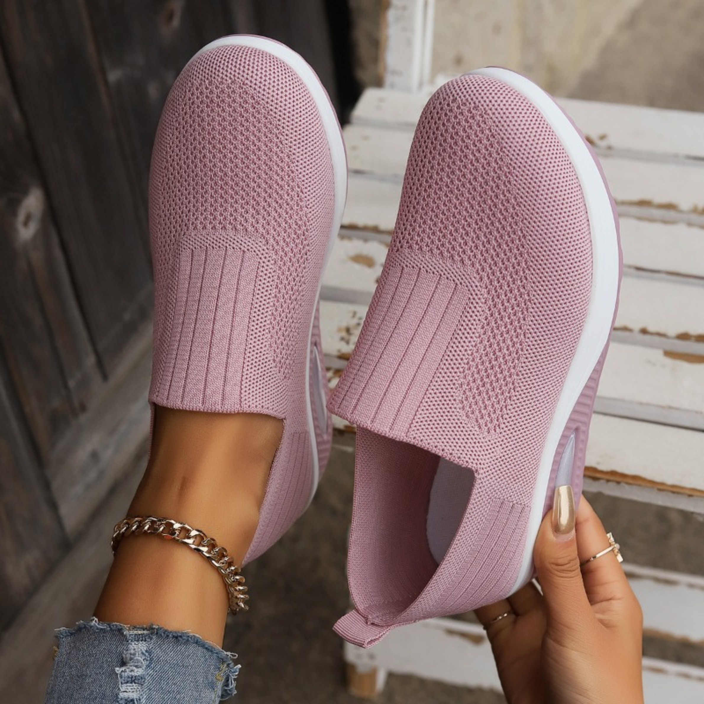 Buty Ortopedyczne Damskie Z Arch Support, Wygodne I Amortyzujące, Łatwe Do Zakładania 3