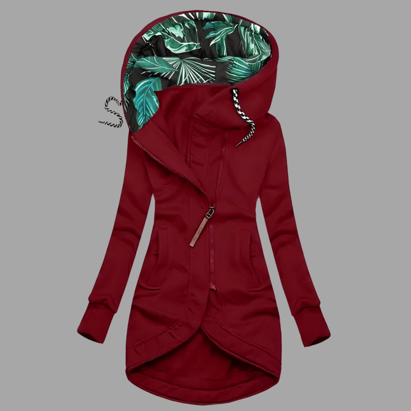Charlotte | Damen Robuste Winter-Shelljacke mit Kapuze Reißverschluss Lang 3