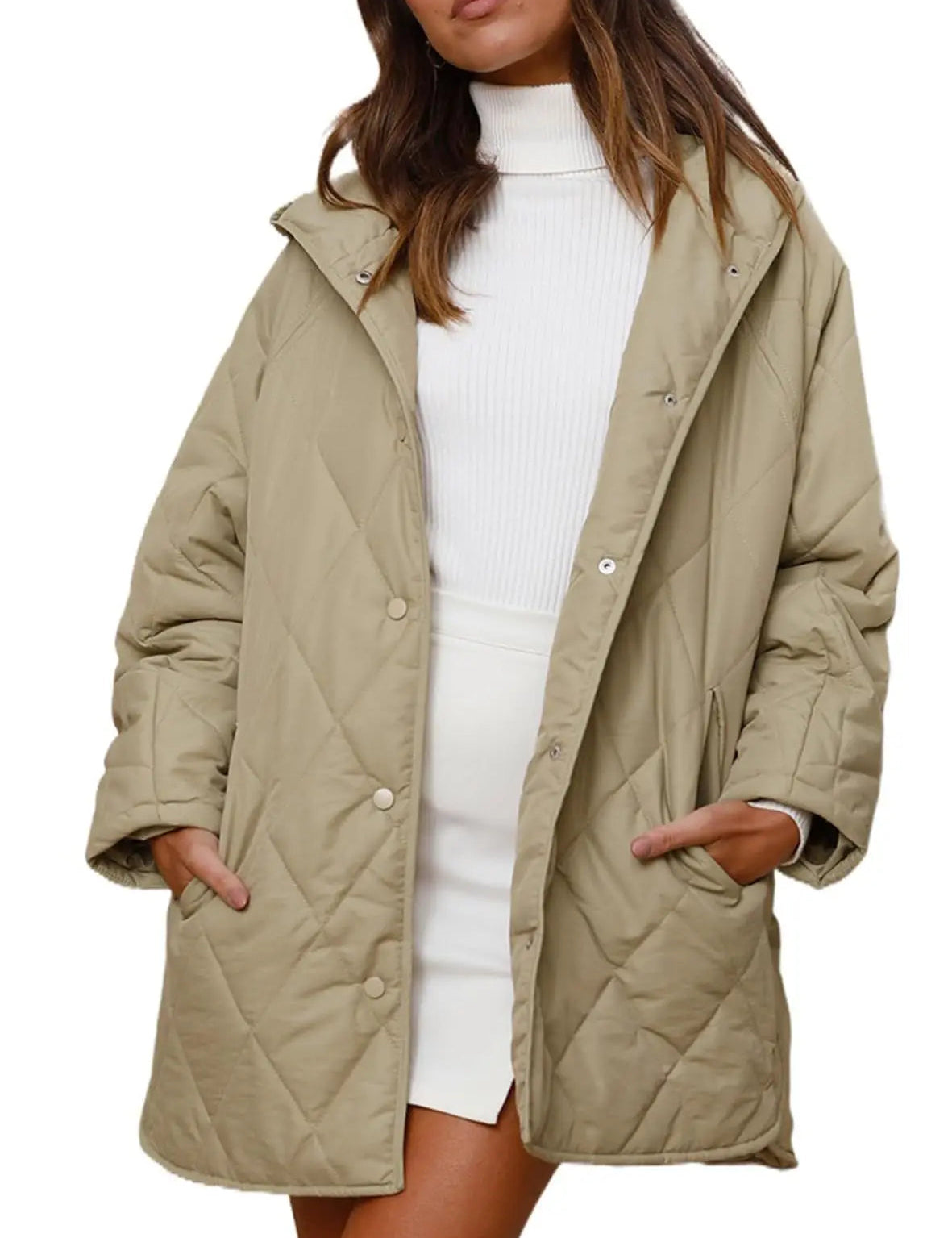 Christa™ - Übergroßer Wintermantel mit Kapuze 7