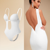 Czarne Body Damskie Bez Pleców do Stylizacji z Odkrytymi Plecami - Elegancki Minimalizm na Każdą Okazję 1