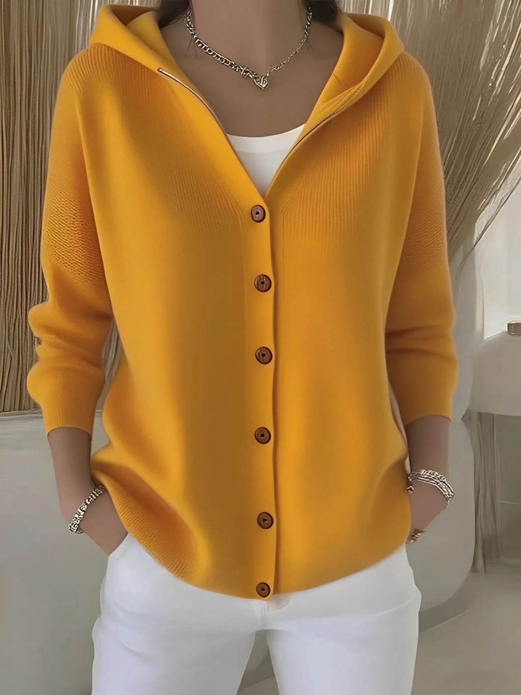 Damski kardigan z kapturem | Miękki i wygodny 4