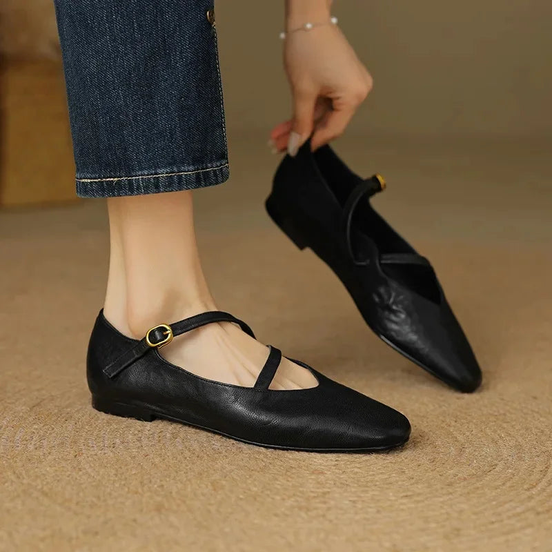 Damskie buty Mary Jane z ortopedycznym wsparciem i regulowanym paskiem 3