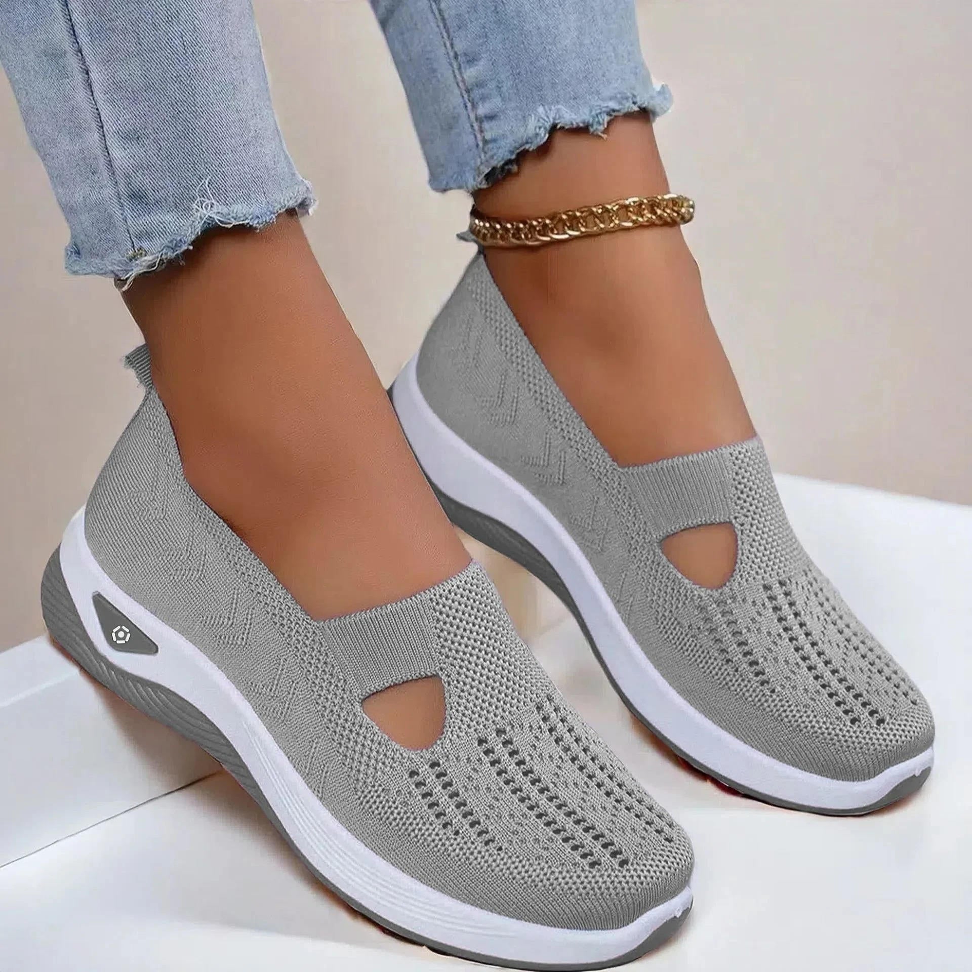 Damskie buty ortopedyczne z arch support, oddychające i antypoślizgowe 2