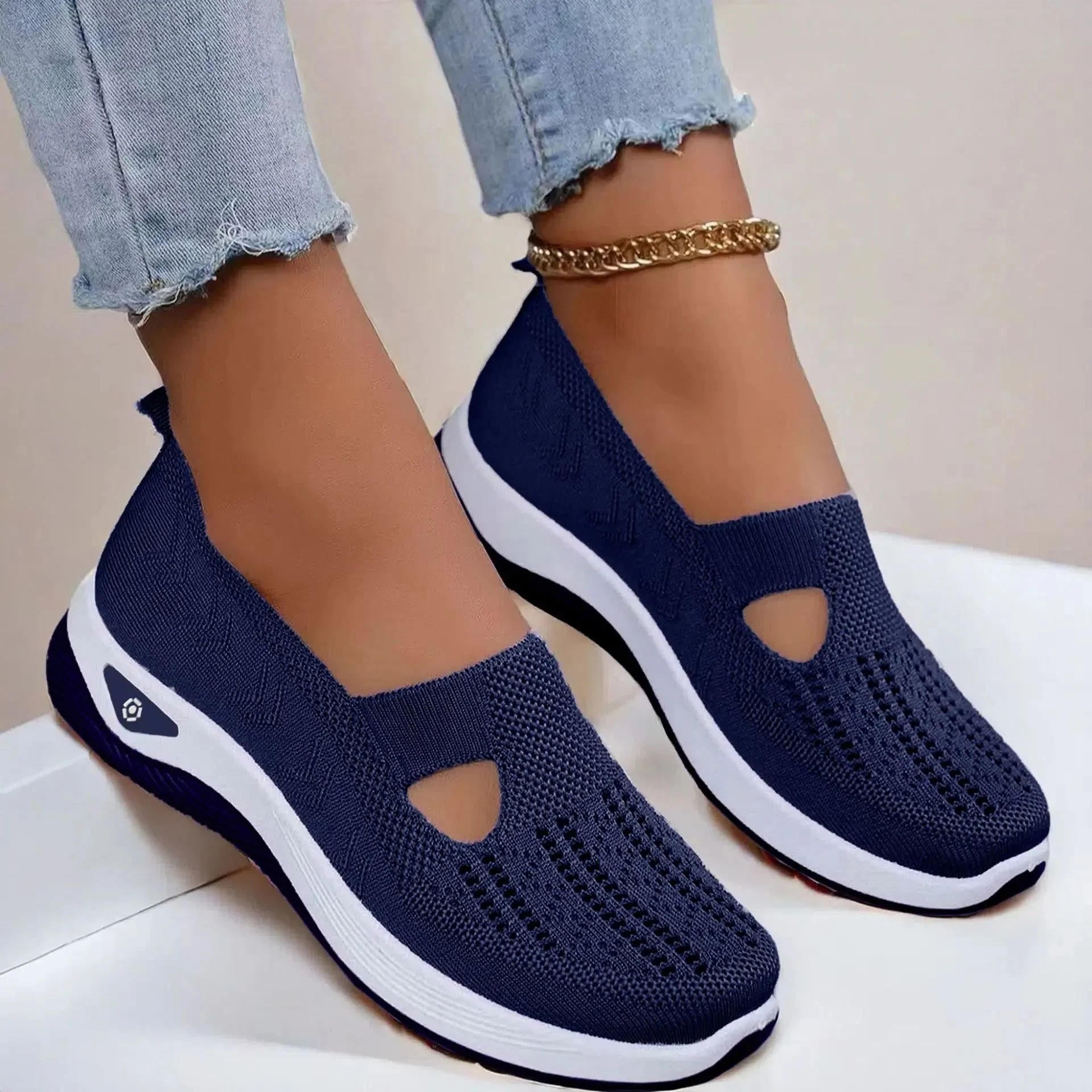 Damskie buty ortopedyczne z arch support, oddychające i antypoślizgowe 4