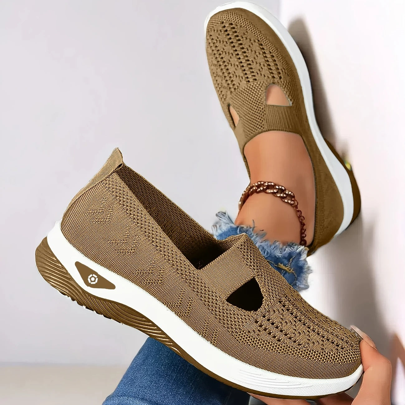 Damskie buty ortopedyczne z arch support, oddychające i antypoślizgowe 7