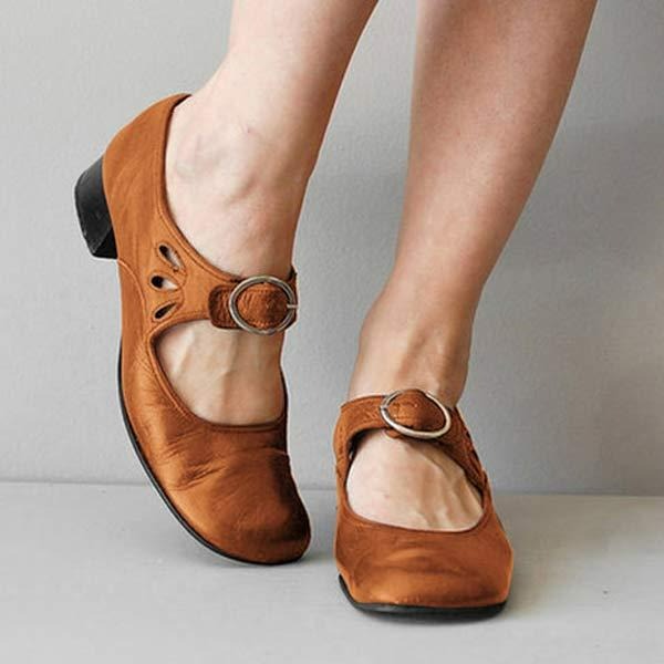 Damskie buty wiosenne z paskami na klamrę - eleganckie i wygodne 0