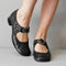 Damskie buty wiosenne z paskami na klamrę - eleganckie i wygodne 2