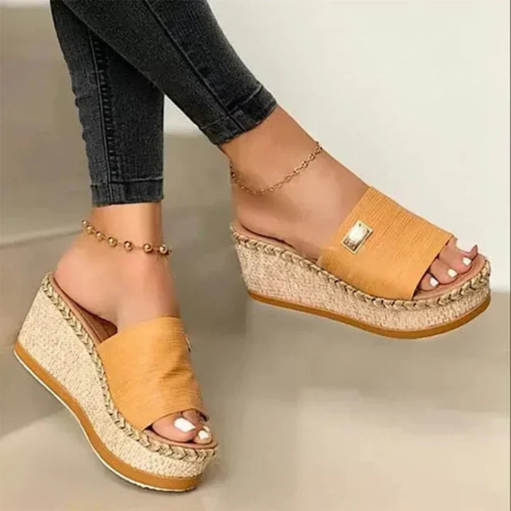 Damskie sandały na koturnie espadryle - eleganckie i wygodne na lato 1