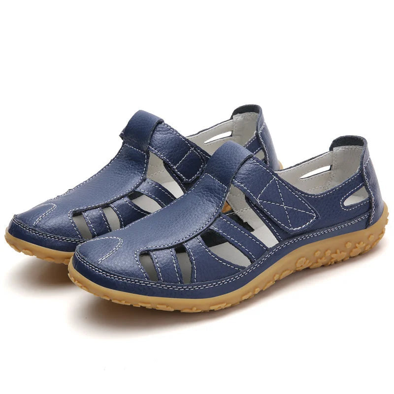 Damskie sandały ortopedyczne z arch support na elastycznej podeszwie 4