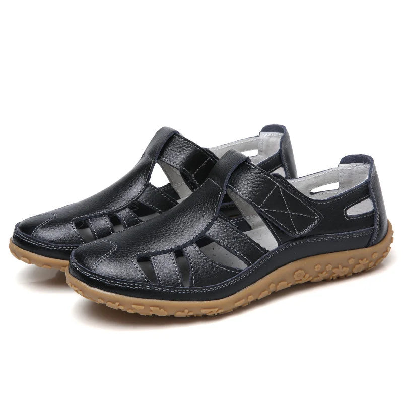 Damskie sandały ortopedyczne z arch support na elastycznej podeszwie 6