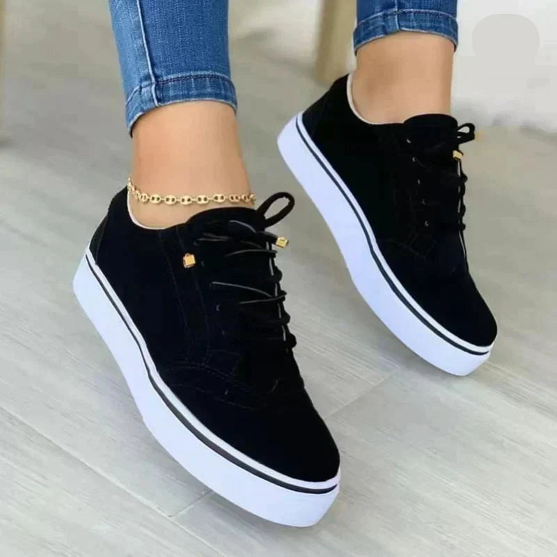 Damskie sneakersy na platformie Felicja - komfortowe i stylowe obuwie codzienne 3