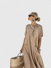 Elegancka Sukienka Letnia Damska Boho, Długa Sukienka Letnia Idealna na Plażę i Brunch 3