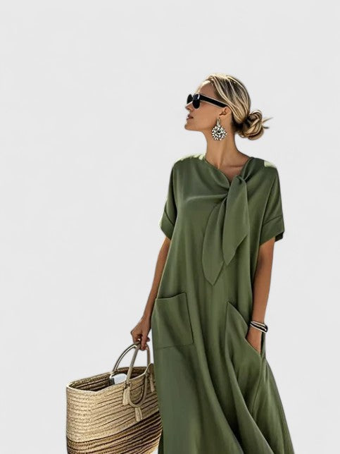 Elegancka Sukienka Letnia Damska Boho, Długa Sukienka Letnia Idealna na Plażę i Brunch 4