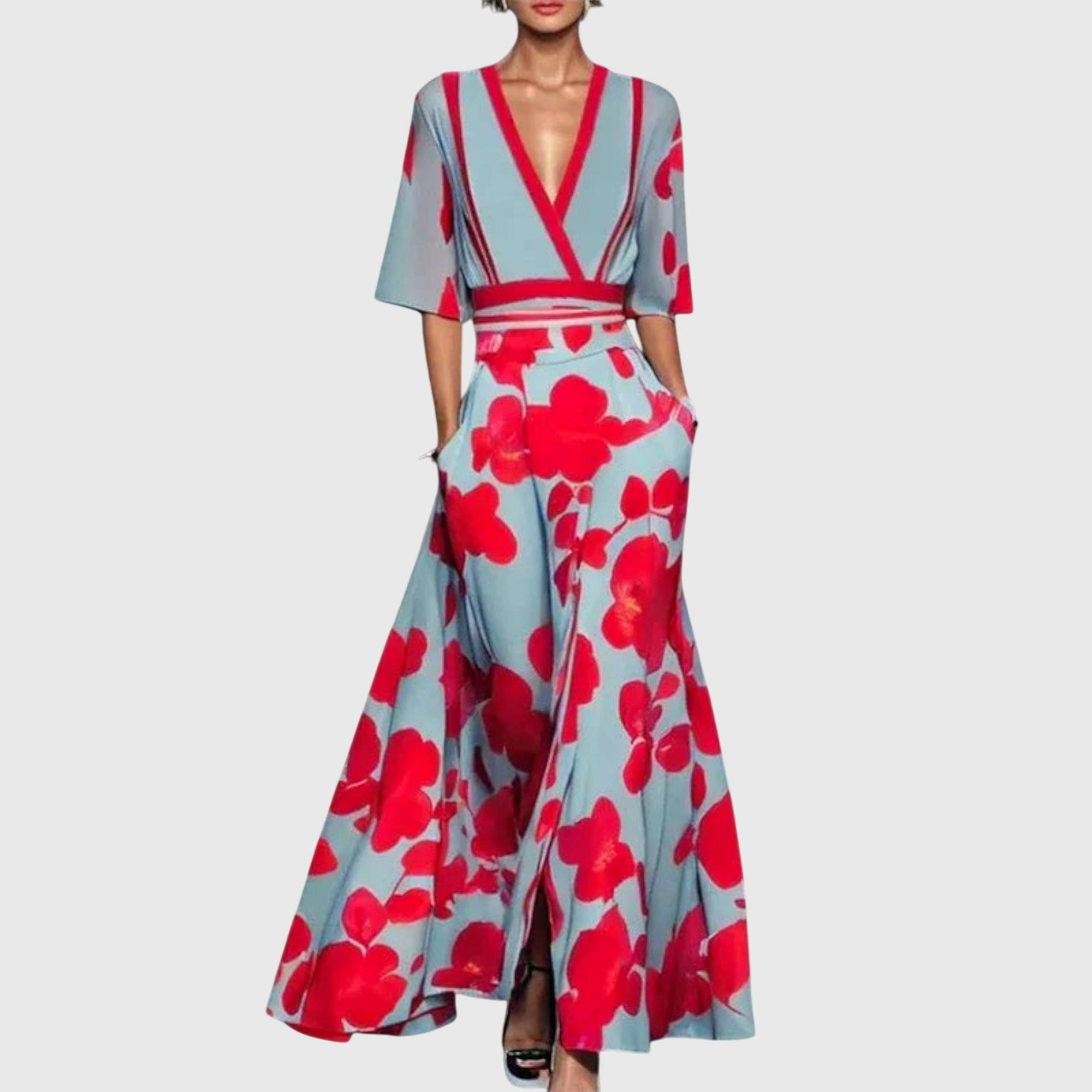 Elegancka Sukienka Maxi Letnia w Stylu Boho - Idealna na Lato, Sukienki Maxi na Lato, Sukienki Długie 1