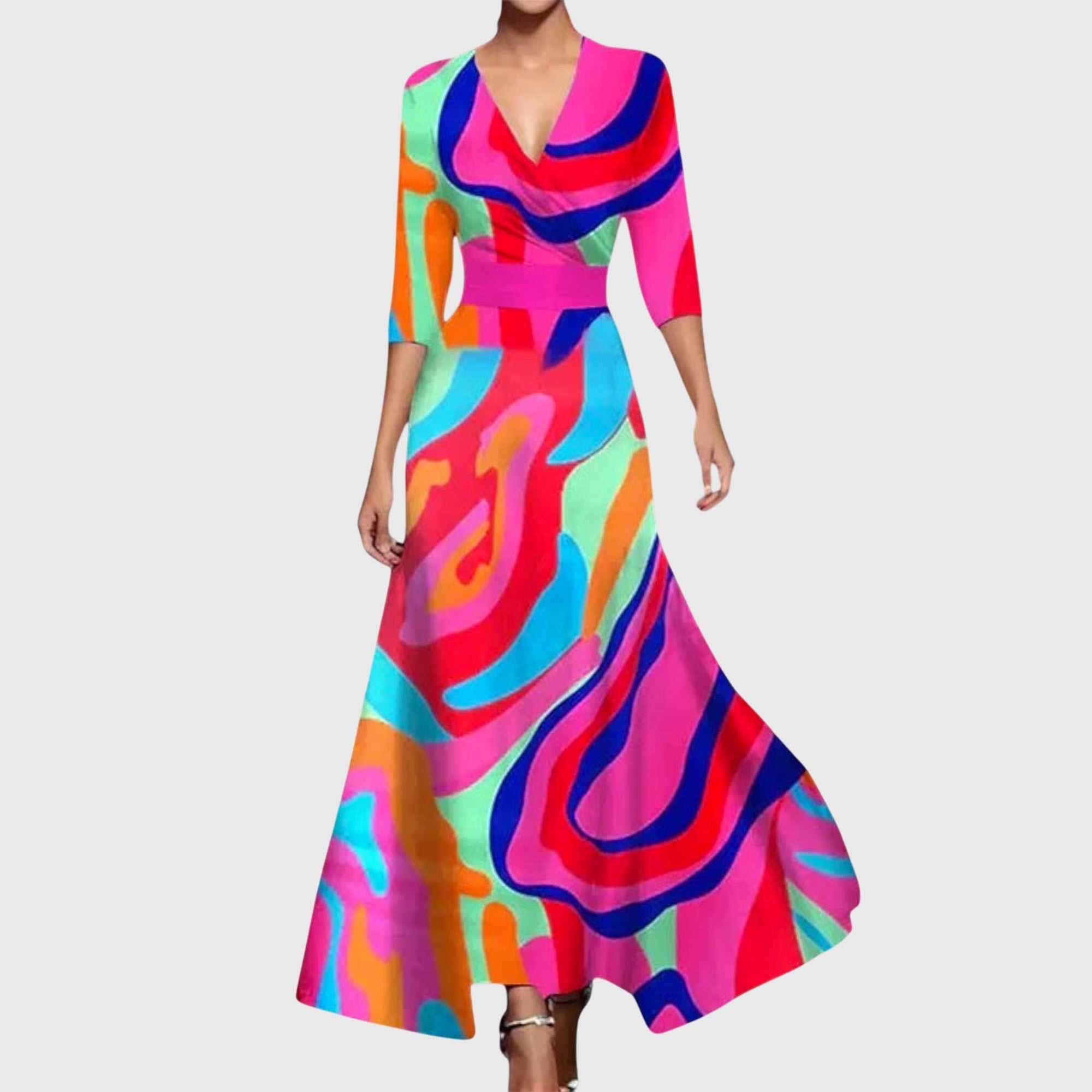 Elegancka Sukienka Maxi Letnia w Stylu Boho - Idealna na Lato, Sukienki Maxi na Lato, Sukienki Długie 5
