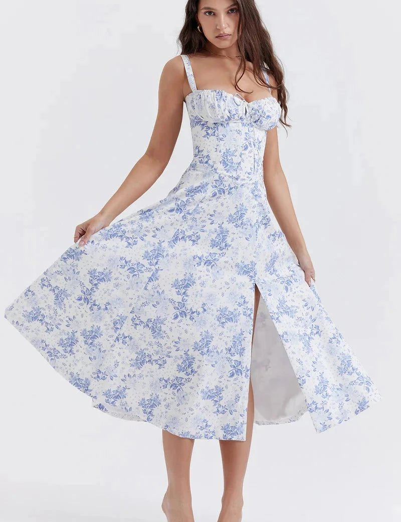 Elegancka Sukienka Maxi Na Wesele, Wieczorowa Sukienka Letnia Maxi, Idealna Na Przyjęcia I Wakacje 12