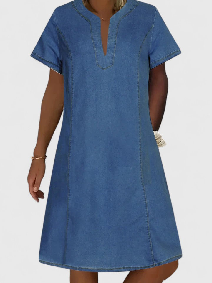 Elegancka letnia sukienka w kształcie litery A dla kobiet - idealna na ciepłe dni 3
