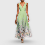 Elegancka sukienka dla kobiet | Letnia sukienka maxi z przewiewnym krojem 3