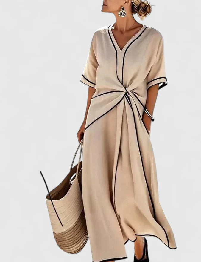 Elegancka sukienka maxi na lato dla kobiet - swobodny styl 1