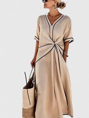 Elegancka sukienka maxi na lato dla kobiet - swobodny styl 3