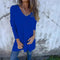 Elegancki Top Damski Oversize z Dekoltem w Kształcie V na Każdą Okazję - Topy Damskie Stylowe 3