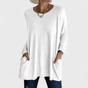 Elegancki Top Damski z Długim Rękawem - Stylowy i Wygodny Topy Damskie na Każdą Okazję 5