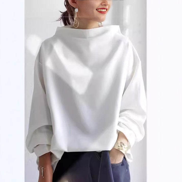 Elegancki Top Damski z Wysokim Dekoltem - Topy Damskie na Każdą Okazję 3