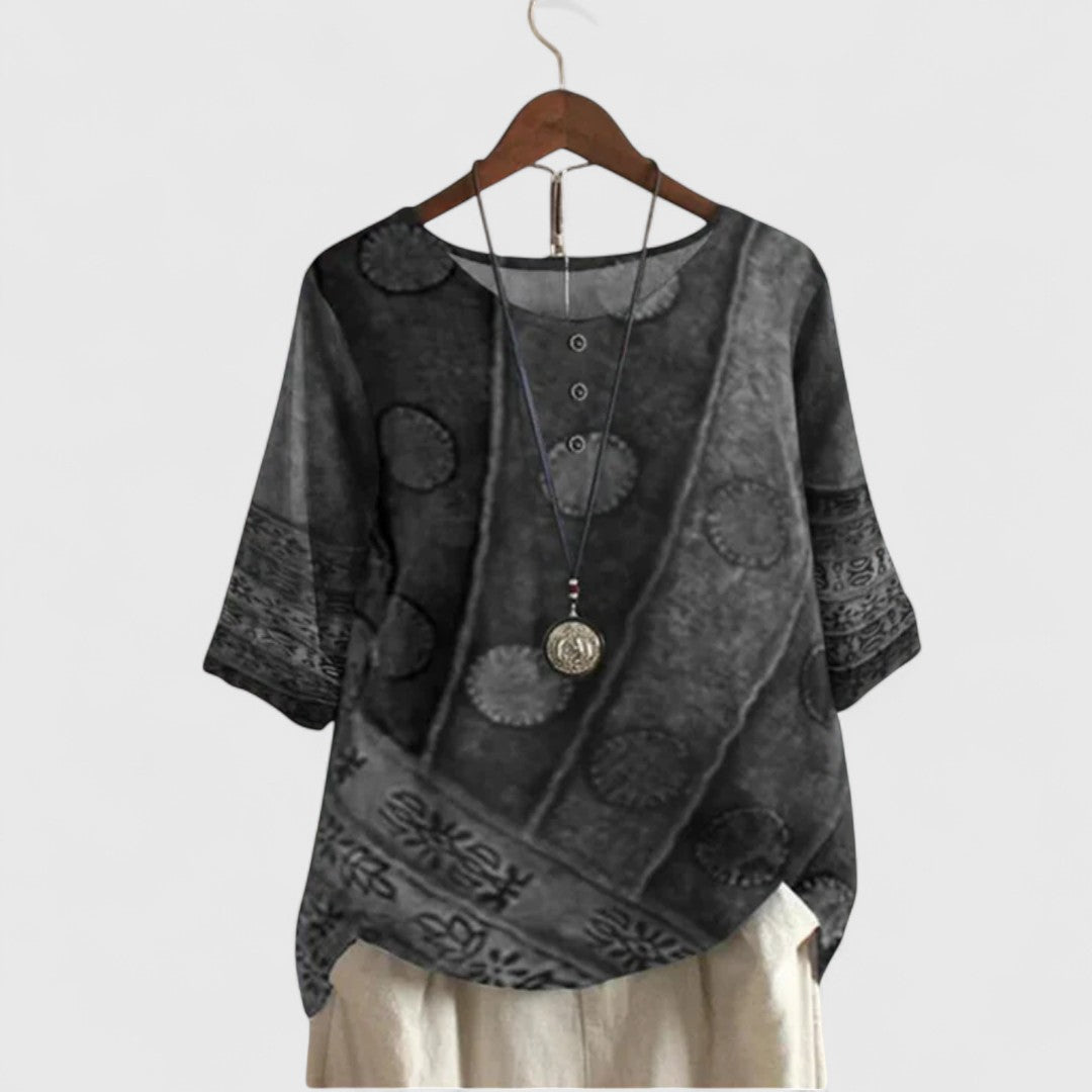 Elegancki boho top dla kobiet na lato - przewiewny i stylowy 1