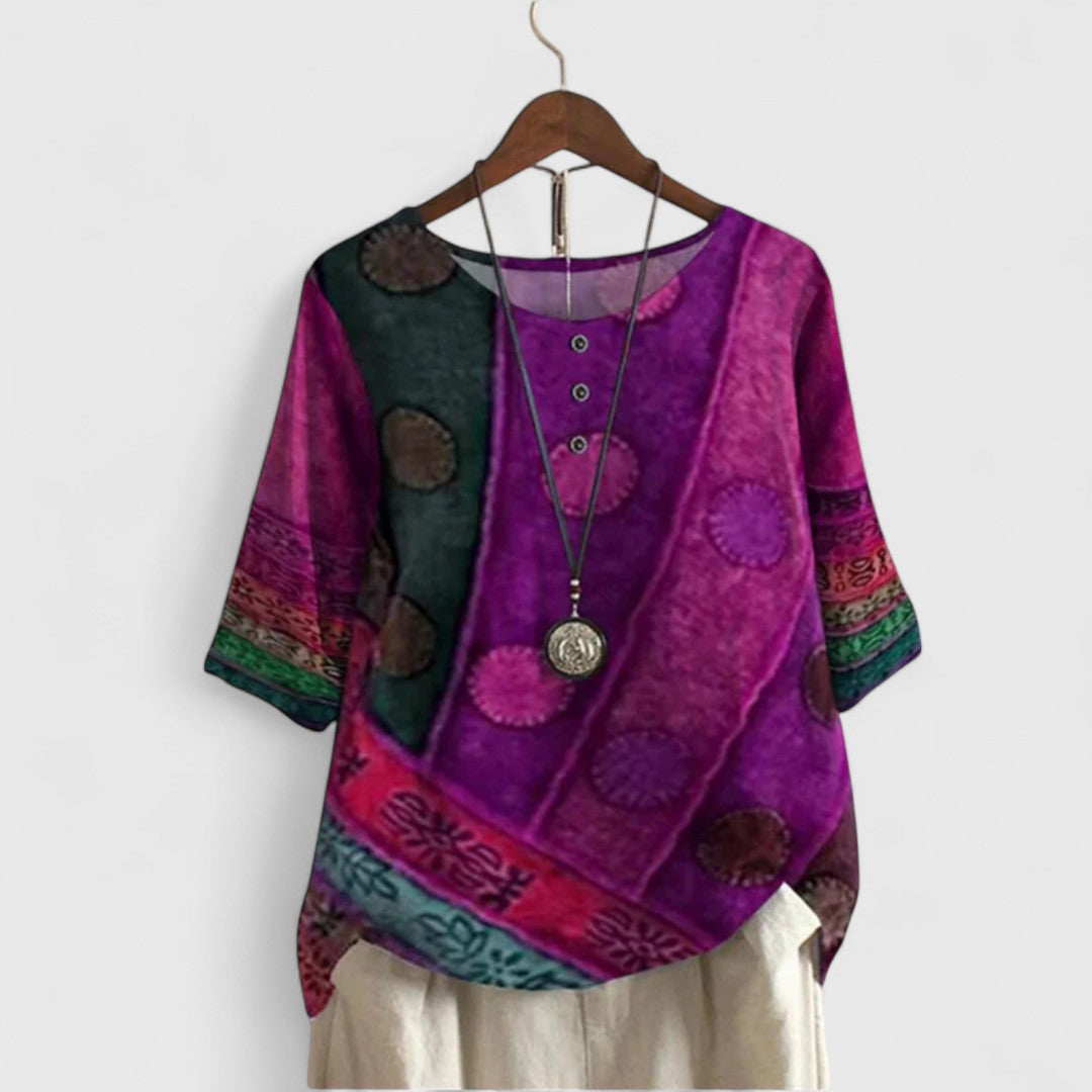 Elegancki boho top dla kobiet na lato - przewiewny i stylowy 3