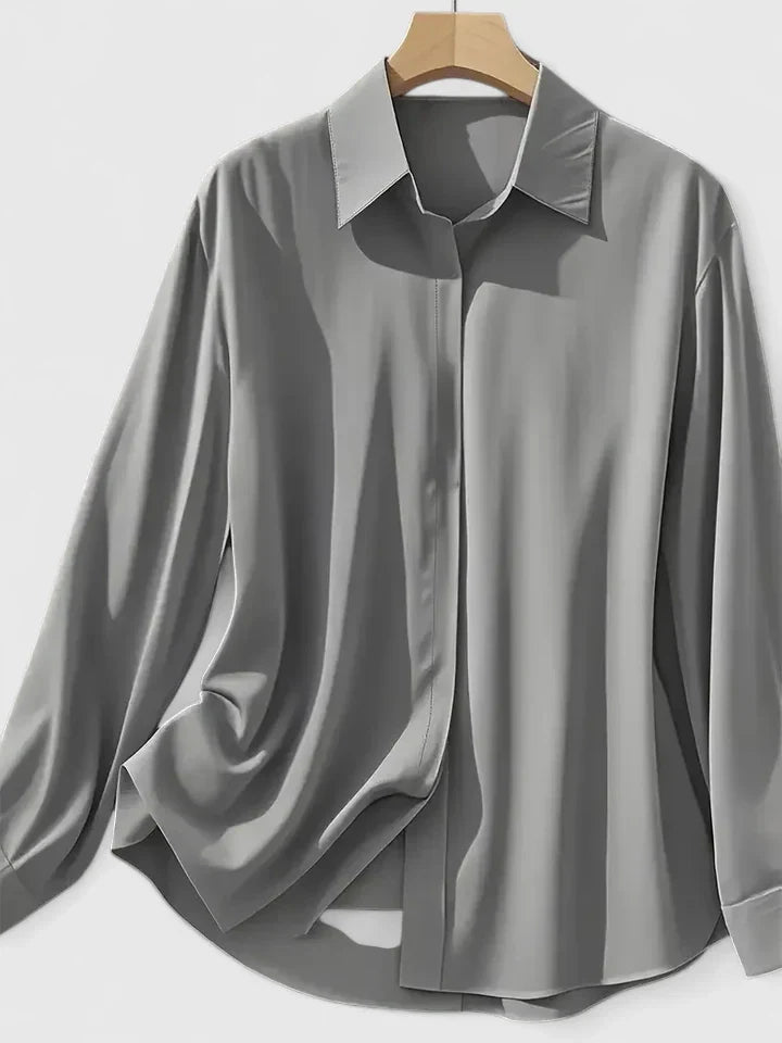 Elegancki top damski z kołnierzykiem - idealny na każdą okazję 2