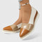Eleganckie Buty Damskie Na Koturnie, Wsuwane Sandały Damskie, Stylowy Design, Idealne Na Lato 5
