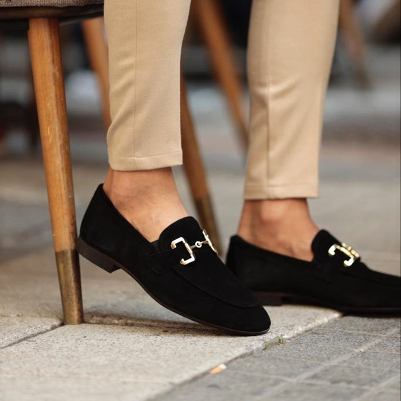 Eleganckie mokasyny męskie z arch support - wsuwane buty wizytowe 2