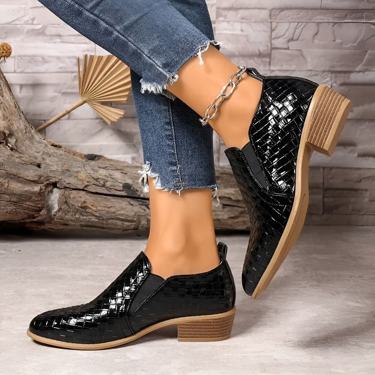 Eleganckie wsuwane buty damskie na obcasie - komfort i styl 1