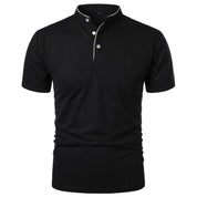 Koszulka Polo Męska Elegancka Z Technologią Bez Zmarszczek, Oddychająca, Nowoczesny Krój, Idealna Na Ciepłe Dni 1