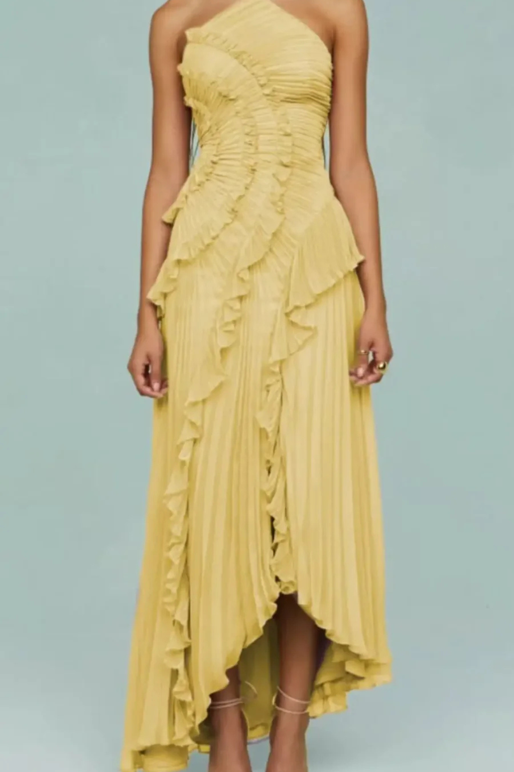 Letnia sukienka maxi dla kobiet, wiązana na szyi, bez rękawów, z odkrytymi plecami, elegancka i stylowa 6
