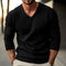 Lukas | Herren Slim-Fit Feinstrick-Pullover V-Ausschnitt gerippte Bündchen 11