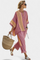 Stylowy Lawendowy Top Z Oversize'owym Krojem i Musztardowymi Spodniami w Paski dla Kobiet - Idealny na Letnie Dni 6