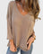 Stylowy top damski z dekoltem w V - Wygodny i elegancki 0