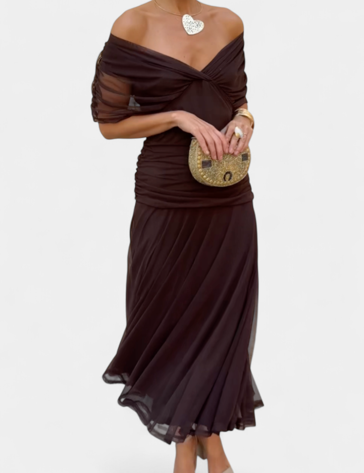 Sukienka Maxi Kwiatowa Elegancka na Wesele i Letnie Przyjęcia - Stylowa Sukienka Wieczorowa Maxi 1