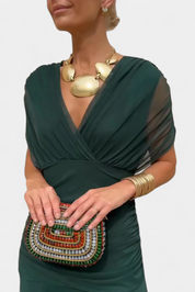 Sukienka Maxi Kwiatowa Elegancka na Wesele i Letnie Przyjęcia - Stylowa Sukienka Wieczorowa Maxi 9