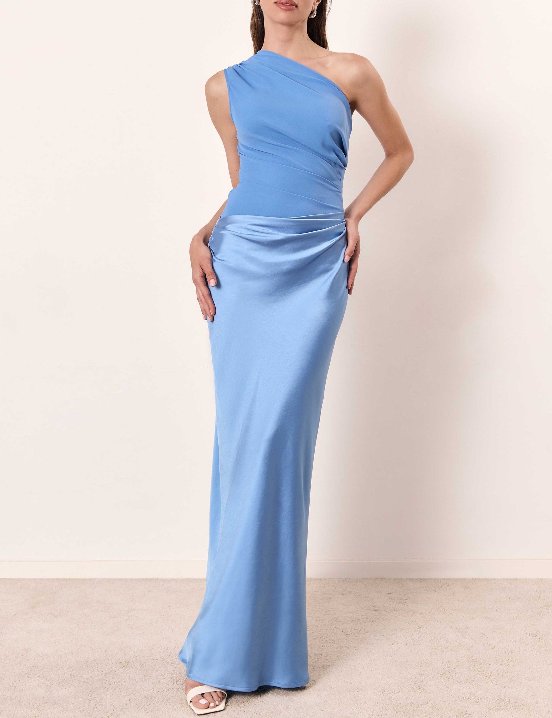 Sukienka Maxi Na Wesele, Elegancka Plisowana Sukienka Wieczorowa Maxi, Idealna Na Letnie Przyjęcia 2