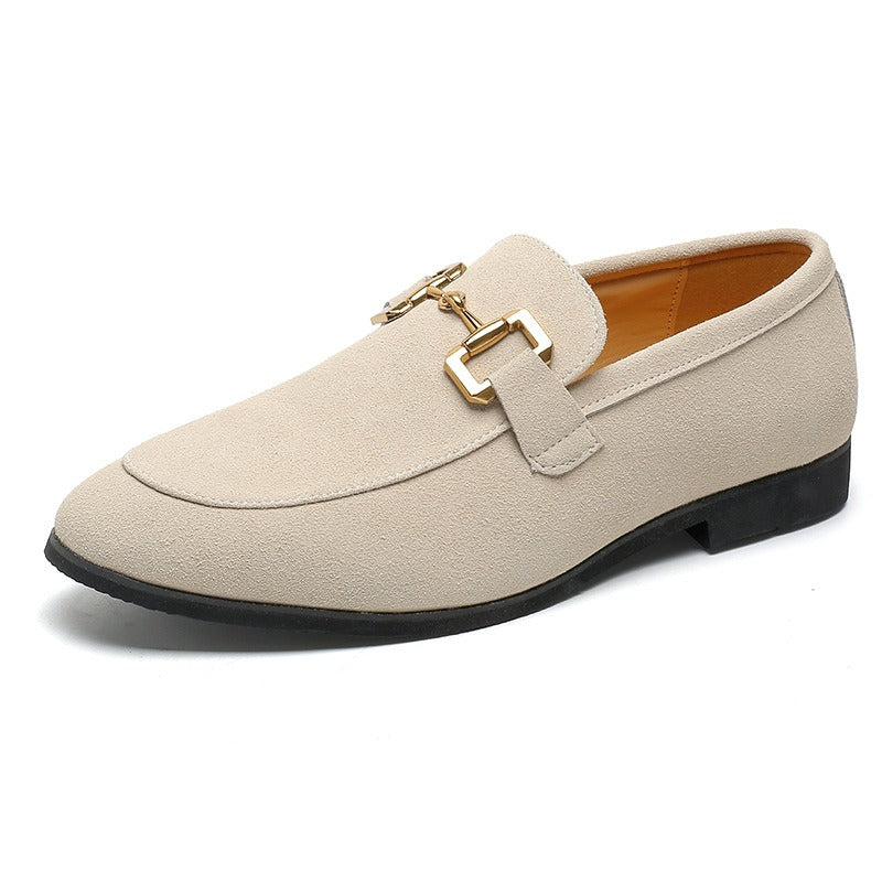 Eleganckie mokasyny męskie z arch support - wsuwane buty wizytowe