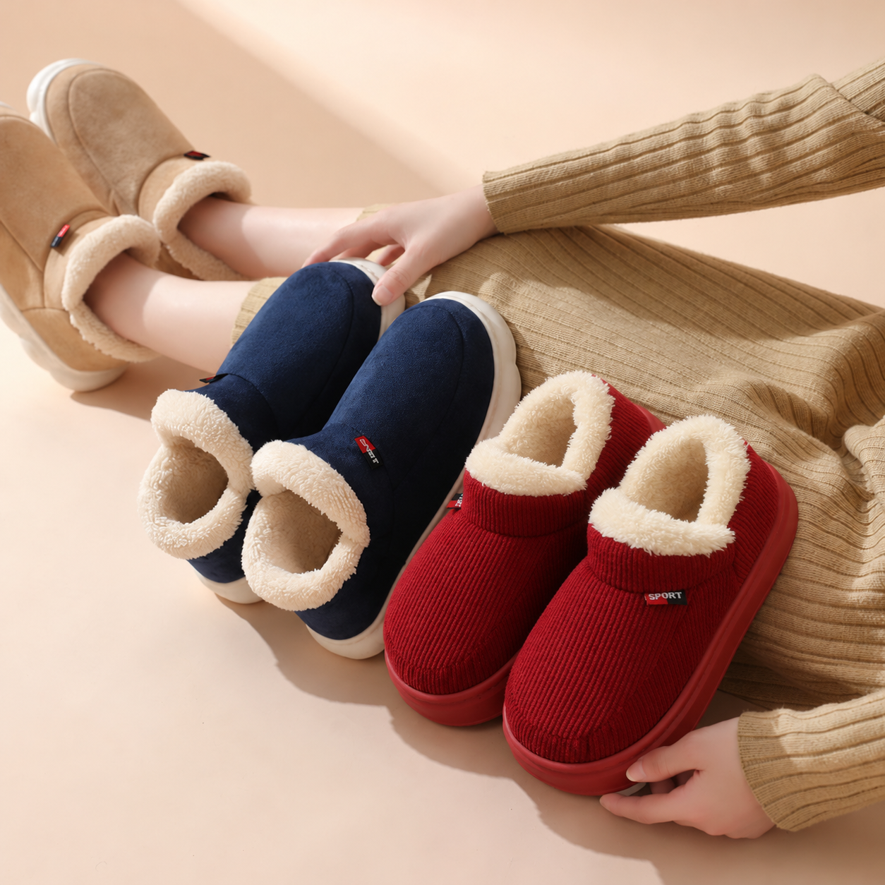 Orthopedic Zimowe Buty z Wsparciem Łuku Stopy i Ciepłą Wyściółką